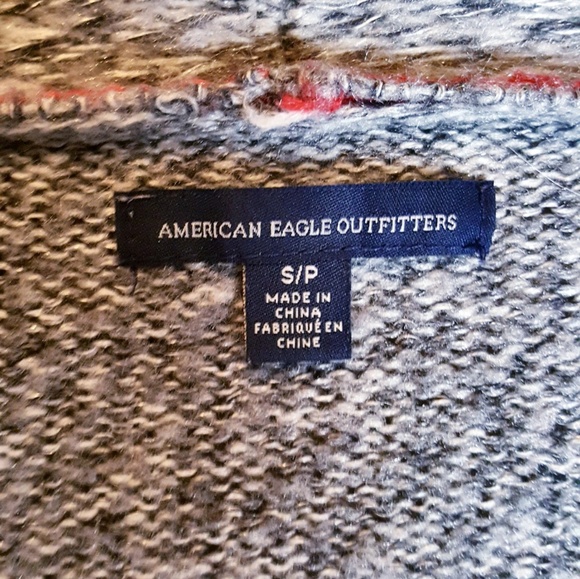 American Eagle Aztec Long Sleeve Cardigan - Picture 4 of 4